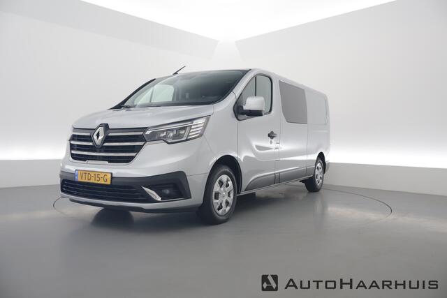 Renault TRAFIC 2.0 dCi 130pk Dubb.Cab. | L2H1 | 6 pers. | Airco | PDC | Trekhaak | Zilver met. | CarPlay