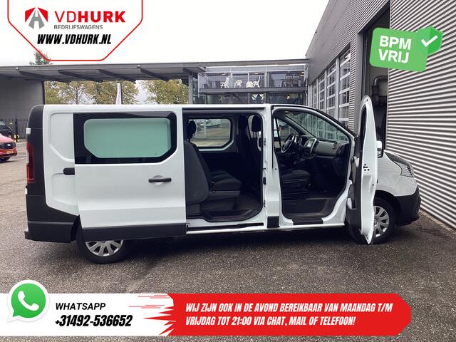 Renault TRAFIC 1.6 dCi 125 pk L2 DC Dubbel Cabine BPM VRIJ NL Auto/ Camera/ Cruise/ Navi/ Airco/ Trekhaak