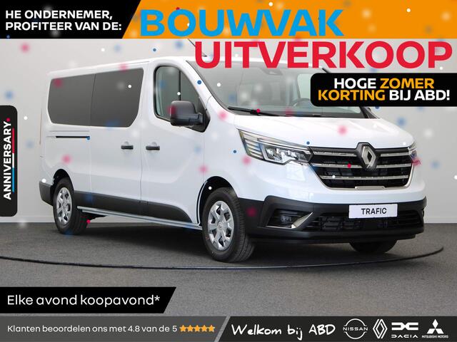Renault TRAFIC 2.0 dCi 130pk T30 L2H1 DC Advance | Dubbel cabine | BPM Voordeel | Hoge korting | Lage rente | Direct rijden | Vol opties |
