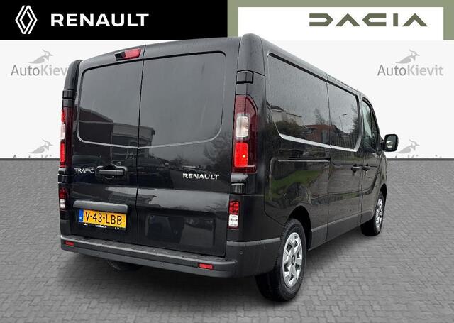 Renault TRAFIC 2.0 Blue dC1 150 EDC T30 L2H1 Advance - Zijschuifdeur links zonder ruit / EASY LINK navigatiesysteem met 8\" touchscreen en DAB+ radio en kaart Europa / Additionele parkeerhulp / Vierseizoenbanden met sneeuwvlokicoon / Reservewie