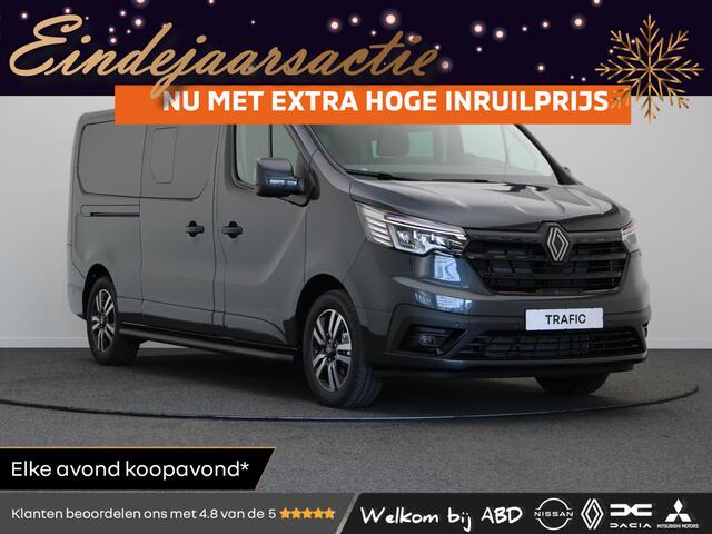 Renault TRAFIC 2.0 dCi EDC 170 T29 L2H1 Extra DC | Dubbel cabine | Anniversary | Sidebars | Zwarte logo's | Glasslook |