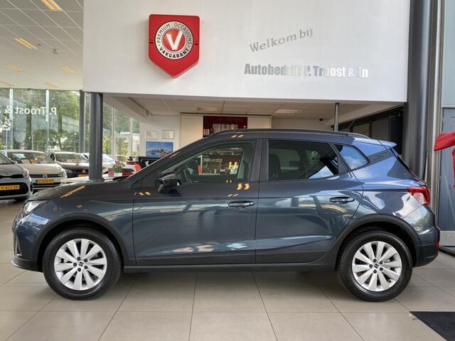 Seat Arona 1.0 EcoTSI Style Automaat,Unieke Kilometerstand,Apple Carplay Android/Auto,Virtual cockpit,Spraakbediening,Parkeersensoren,Lane assist,Airco,Cruisecontrol,Nieuwstaat,16 Inch Lmv