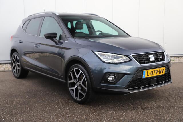 Seat Arona 1.0 TSI FR Business Intense Plus 18 inch LMV Virtual Cockpit Beats Audio Half Leder Full LED Navigatie Achteruitrijcamera Carplay Android Adaptive Cruise Sfeerverlichting