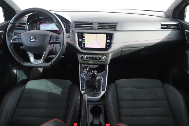 Seat Arona 1.0 TSI FR Business Intense Plus 18 inch LMV Virtual Cockpit Beats Audio Half Leder Full LED Navigatie Achteruitrijcamera Carplay Android Adaptive Cruise Sfeerverlichting