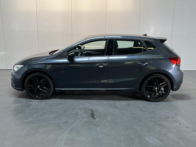 Seat IBIZA 1.5 TSI FR Black Edition / AUTOMAAT/ PARK. SENSOR. V+A/ CAMERA/ FULL LINK/ STOEL VERWARM./ DRIVE PROFILE/ ACC/ NAVI/ CLIMA/ DAB/ DIGITAL DASH/ LED/ ISOFIX/ 18'' LMV