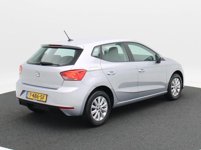 Seat IBIZA 1.0 TSi Style | LED | Carplay | Sensoren | Adaptive Cruise | Climate Control | Leder stuur | 15 Inch | 55.258 Km!!