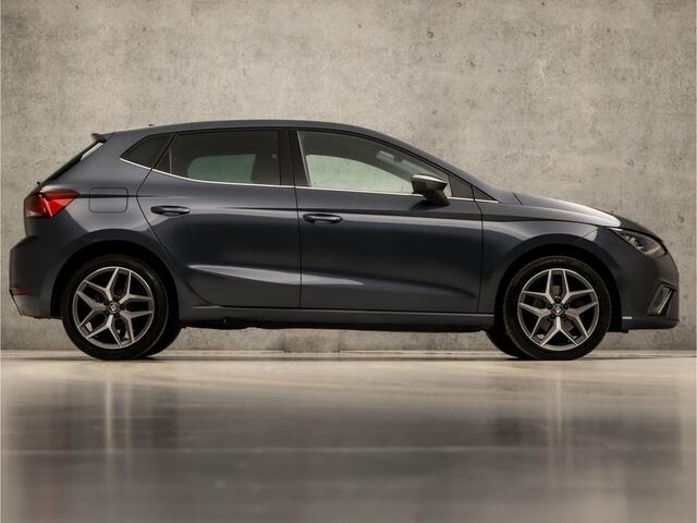 Seat IBIZA 1.0 TSI Xcellence Sport Automaat (APPLE CARPLAY, GROOT NAVI, CLIMATE, KEYLESS, CAMERA, STOELVERWARMING, SPORTSTOELEN, LED KOPLAMPEN, ADAPTIVE CRUISE, GETINT GLAS, ZWART HEMEL, NIEUWE APK, NIEUWSTAAT)