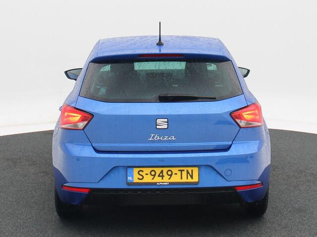 Seat IBIZA 1.0 TSI Style Business Connect | Digitaal Dashboard | Adaptive Cruise | Stoelverwarming | Navigatie | CarPlay | Sensoren | 15 Inch | 66.799 Km!!