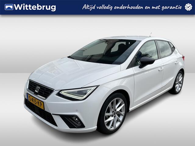 Seat IBIZA 1.0 EcoTSI FR Business Intense / FABRIEKSGARANTIE T/M 2-2027/ FULL LINK/ STOELVERWARM./ PARK.SENSOREN V+A/ CAMERA/ ACC/ DIGITAL DASH/ DAB/ NAVI/ RIJ-MODI/ LANE-ASSIST/ LED/ CLIMA/ ISOFIX/ 17'' LMV