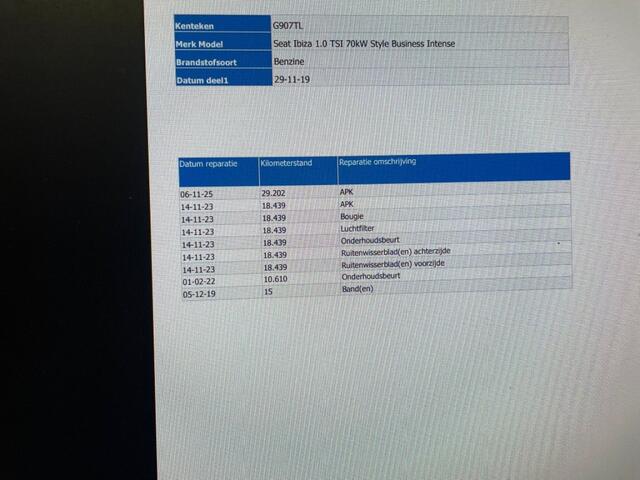 Seat IBIZA 1.0 TSI Style Business Intense - Carplay, Navi, Cruise, Clima, Camera