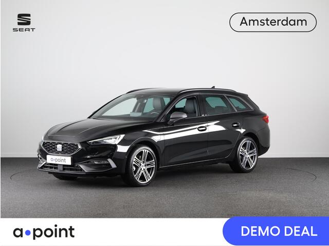 Seat LEON Sportstourer 1.5 TSI e-Hybrid FR PHEV First Edition 204pk Plug in Hybrid | Keyless Entry | 18 inch Lichtmetalen velgen | Verwarmbare voorstoelen