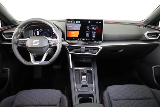 Seat LEON Sportstourer 1.5 TSI e-Hybrid FR PHEV First Edition 204pk Plug in Hybrid | Keyless Entry | 18 inch Lichtmetalen velgen | Verwarmbare voorstoelen