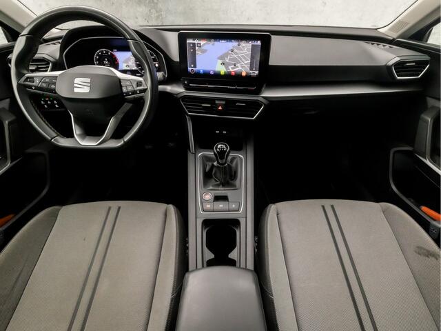 Seat LEON 1.0 TSI Sport (VIRTUAL COCKPIT, APPEL CARPLAY, GROOT NAVI, STUUR/STOELVERWARMING, ADAPTIVE CRUISE, KEYLESS, SPORTSTOELEN, CAMERA, LANE ASSIST, DAB+, NIEUWSTAAT)