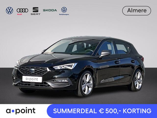 Seat LEON 1.0 TSI FR Business 110 pk | Verlengde garantie | Navigatie | Parkeersensoren achter | Full LED koplampen | Stoelverwarming |