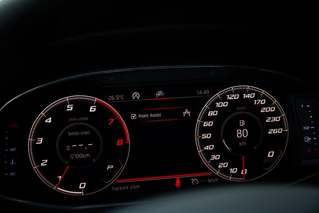 Seat LEON 1.5 TSI FR Business Intense Cruise control, Sportstuur, Rode sticksels