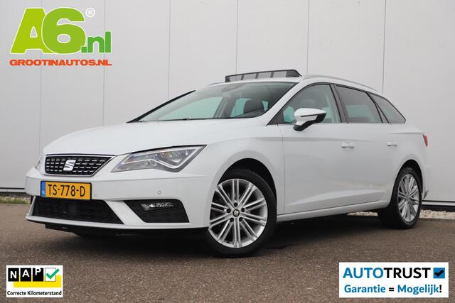 Seat LEON ST 1.6 TDI Xcellence Business Intense DSG Automaat Panoramadak Full LED Beats Audio Adaptive Cruise Navigatie Achteruitrijcamera Carplay Android 17 inch LMV