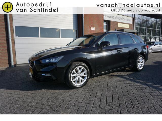 Seat LEON Sportstourer 1.5 eTSI 150PK AUTOMAAT STYLE CAMERA ANDROID-APPLECARPLAY(NAVI) STOEL+STUURVERWARMING PDC V+A ECC AIRCO CRUISECONTROL BLUETOOTH LMV ENZ...