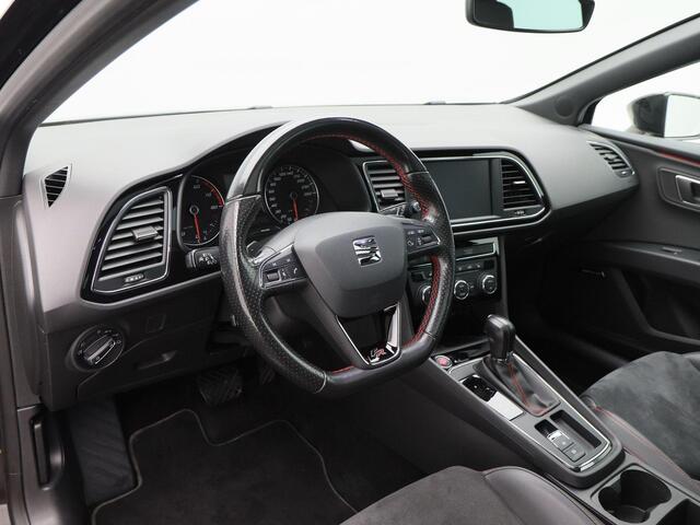 Seat LEON 1.4 TSi 150 Pk Automaat FR Business Intense | Elektrisch Panorama Dak | Parkeersensoren | Trekhaak | Privacy Glass | Stoel Verw. | Carplay | Navigatie | LED | 18 Inch