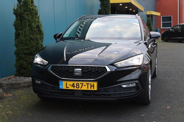 Seat LEON Sportstourer 1.5 TSI Style Business Intense CARPLAY|TREKH|ADAPT.CRUISE|STUUR/STOELVERW|ELEK.A.KLEP|CAM|NAV|LED|ECC|PDC|17'LMV 1'EIG