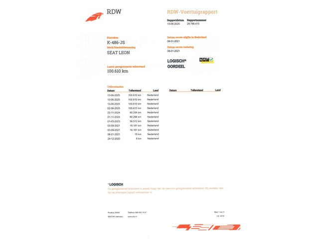 Seat LEON 1.0 TSI Style Launch Edition (111 PK) 2e-Eig. & Keurig-Onderh. BOVAG-Garantie. NL-Auto,.