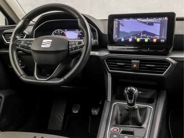 Seat LEON Sportstourer 1.5 TSI Sport 150Pk (VIRTUAL COCKPIT, APPLE CARPLAY, GROOT NAVI, TREKHAAK, CAMERA, SPORTSTOELEN, ADAPTIVE CRUISE, GETINT GLAS, NIEUWSTAAT)