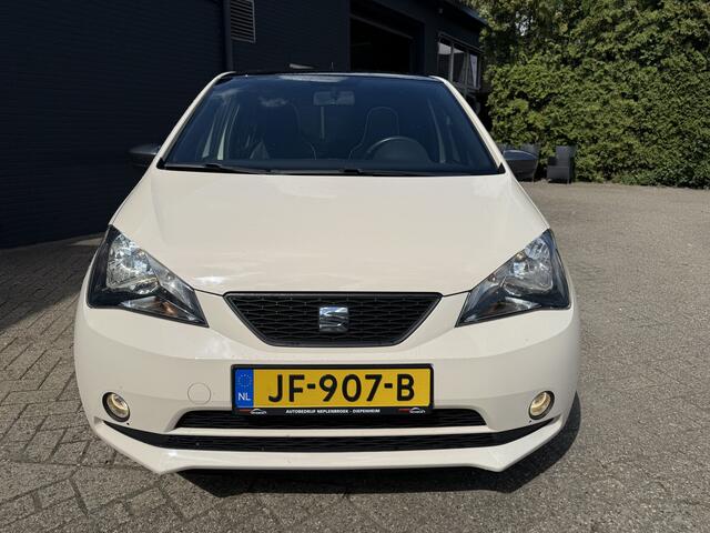 Seat MII 1.0 Mii by Mango Bj 2016 km 44.000 Apk 02-2026 Schuifdak,Luxe bekleding,Airco,14Inch
