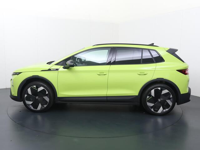 Skoda Elroq RS 340 PK 4X4 | Mamba Green | Trekhaak | Rondomzicht camera | 21" lichtmetalen velgen | Warmtepomp |