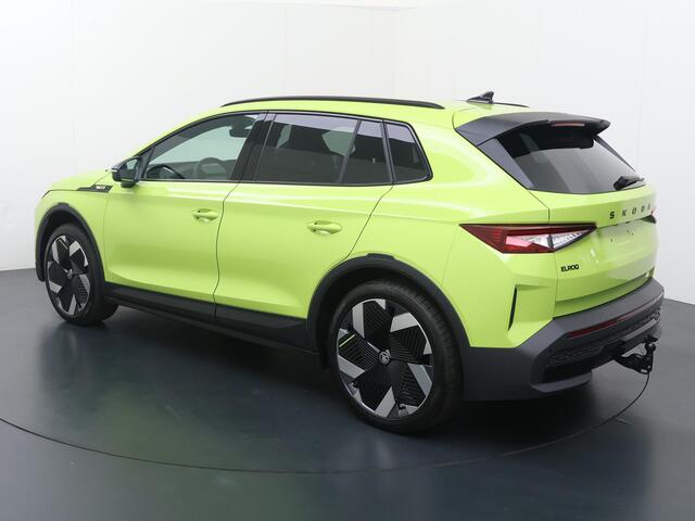 Skoda Elroq RS 340 PK 4X4 | Mamba Green | Trekhaak | Rondomzicht camera | 21" lichtmetalen velgen | Warmtepomp |