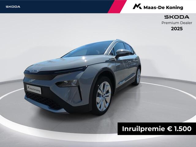 Skoda Elroq Business Edition Tour Elektromotor 210 kW / 286 PK | Steel Grey | 20'' Vega Velgen | 1500,- inruilvoordeel!!