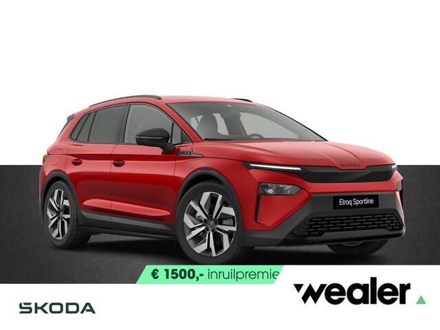 Skoda Elroq 85 Sportline Elektromotor 286 PK | Trekhaak | 20" Lichtmetalen velgen | Clever Pakket |