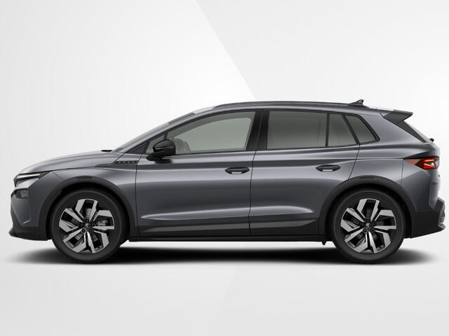 Skoda Elroq Sportline Elektromotor 150 kW/204 PK SUV | Graphite Grey | 20 inch Vega Velgen | Private lease v.a. ¤481,- p/m | ¤1500,- inruilpremie