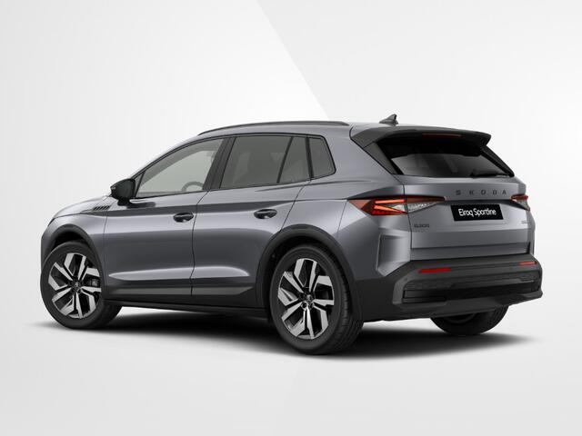 Skoda Elroq Sportline Elektromotor 150 kW/204 PK SUV | Graphite Grey | 20 inch Vega Velgen | Private lease v.a. ¤481,- p/m | ¤1500,- inruilpremie