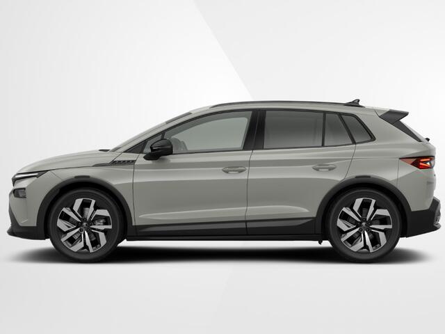Skoda Elroq Sportline Elektromotor 150 kW/204 PK SUV | Steel Grey | 20 inch Vega Velgen | Private lease v.a. ¤481,- p/m | ¤1500,- inruilpremie
