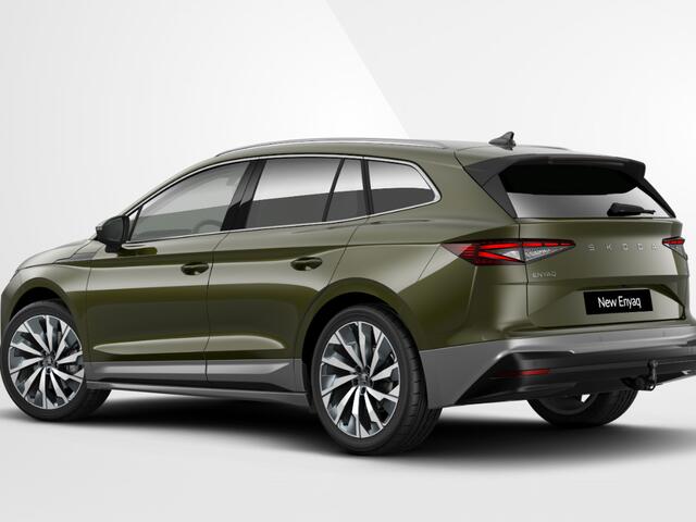 Skoda Enyaq iV Business Edition Elektromotor 210 kW / 286 PK SUV | Metallic Lak | Cognac Leder | Trekhaak wegklapbaar | 2000,- inruilvoordeel !!