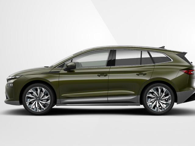 Skoda Enyaq iV Business Edition Elektromotor 210 kW / 286 PK SUV | Metallic Lak | Cognac Leder | Trekhaak wegklapbaar | 2000,- inruilvoordeel !!