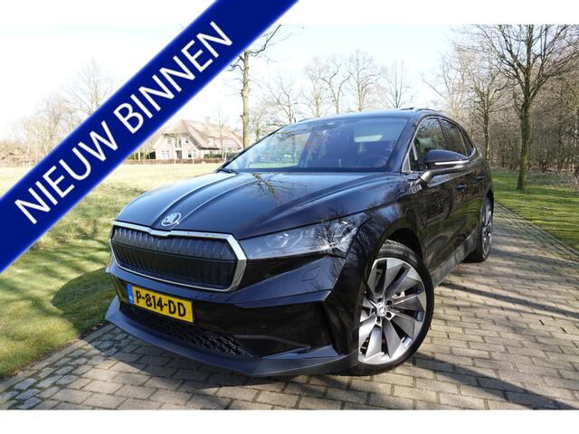 Skoda Enyaq iV 80 First Edition High | Leer | Panorama dak | Cruise control | Elektrisch verstelbare stoelen met geheugen | Stoelverwarming |
