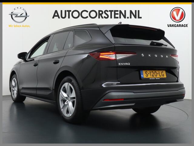 Skoda Enyaq iV 60 Business Edition Plus Apple Carplay Android Auto Navi Ecc Adaptieve Cruise Control Camera Keyless Led Pdc Dab Stoelverwarming Bluetooth Dodehoek detector Draadloze tel.lader Rijstrooksensor Regen-Lichtsensor Origineel Nederlandse 1e Eigenaar Auto nieuw
