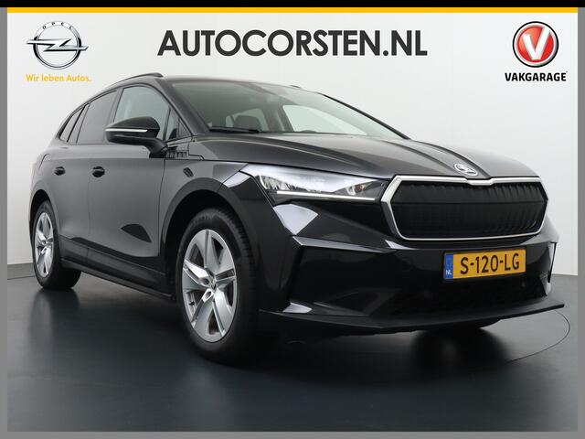 Skoda Enyaq iV 60 Business Edition Plus Apple Carplay Android Auto Navi Ecc Adaptieve Cruise Control Camera Keyless Led Pdc Dab Stoelverwarming Bluetooth Dodehoek detector Draadloze tel.lader Rijstrooksensor Regen-Lichtsensor Origineel Nederlandse 1e Eigenaar Auto nieuw