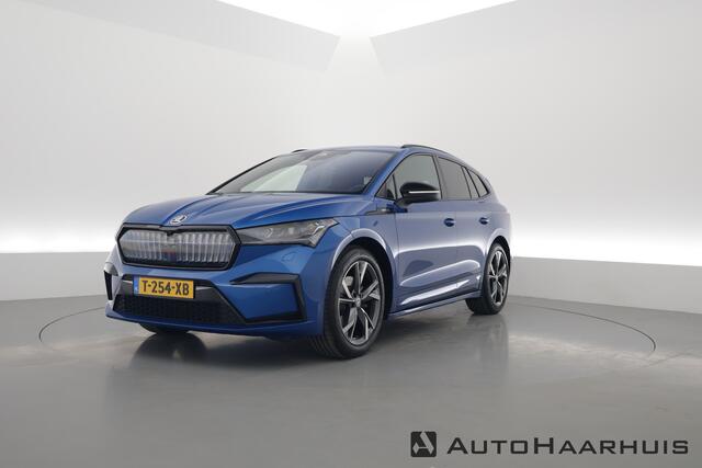 Skoda Enyaq iV 80 Sportline | Crystal Light | HUD | Travel Assist | Camera | Stoel- Stuurverw.