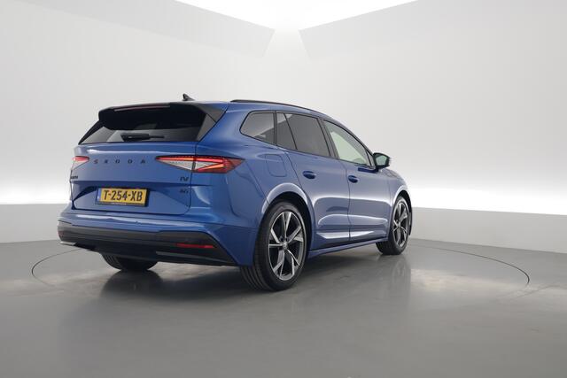 Skoda Enyaq iV 80 Sportline | Crystal Light | HUD | Travel Assist | Camera | Stoel- Stuurverw.