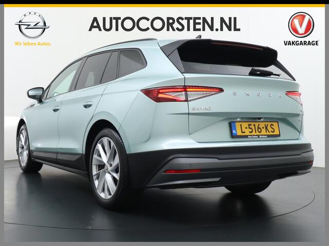 Skoda Enyaq iV 60 180PK Apple Carplay Android NaviCamera 20" Matrix-Led Pdc-a+v Ecc Lmv Parkeerpakket Stoel+Stuurverwarming Comfortpakket Sportpakket Lichtpakket Dab Keyless advanced Bluetooth Cruise ControlRijstrooksensor Connected services Privacy Glas 1e Eigenaar Nie