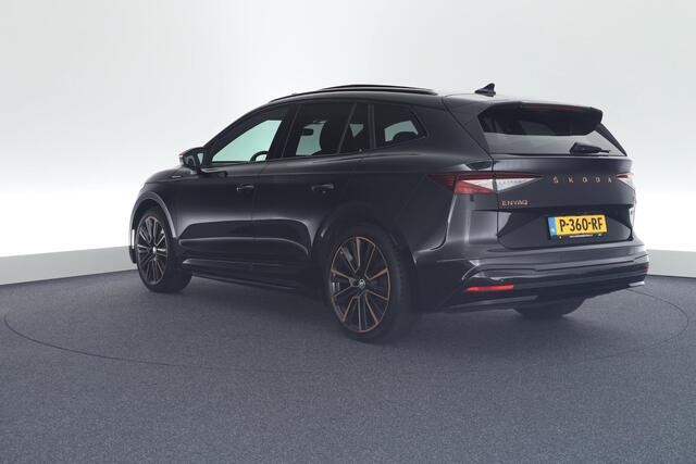 Skoda Enyaq iV 80 204pk Founders Edition Black Warmtepomp Leder 360Camera Massage Panoramadak