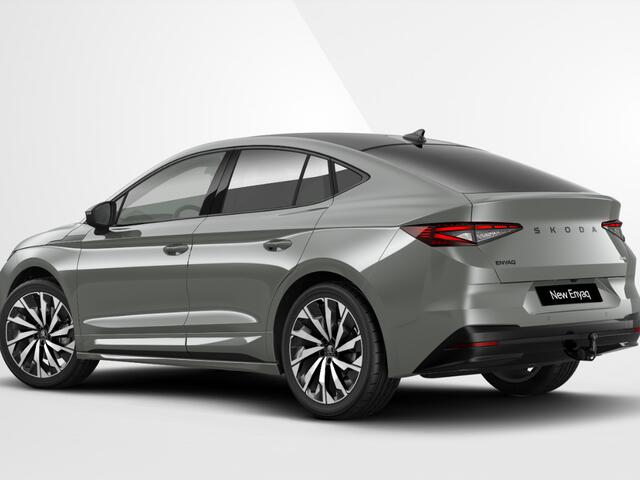 Skoda Enyaq iV coupé Sportline Elektromotor 210 kW / 286 PK SUV Elektri | Trekhaak wegklapbaar | 21'' Lichtmetalen Velgen | 2000,- inruilvoordeel !!