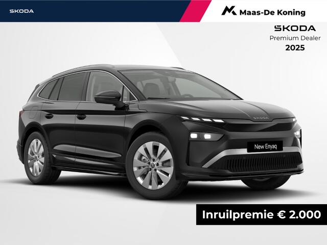 Skoda Enyaq iV Business Edition Elektromotor 210 kW / 286 PK SUV | Elektrisch inklapbare trekhaak | Achterbumper en dorpels in carosseriekleur |