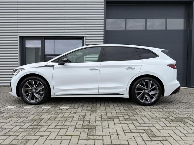 Skoda Enyaq iV 80 Sportline ?SOH 90.2% ?Sportstoelen Half Leder Alcantara ?Matrix LED ?Full LED ?Sfeerverlichting ?Navigatie ?Camera ?Lichtmetaal 20" ?Parkeersensoren