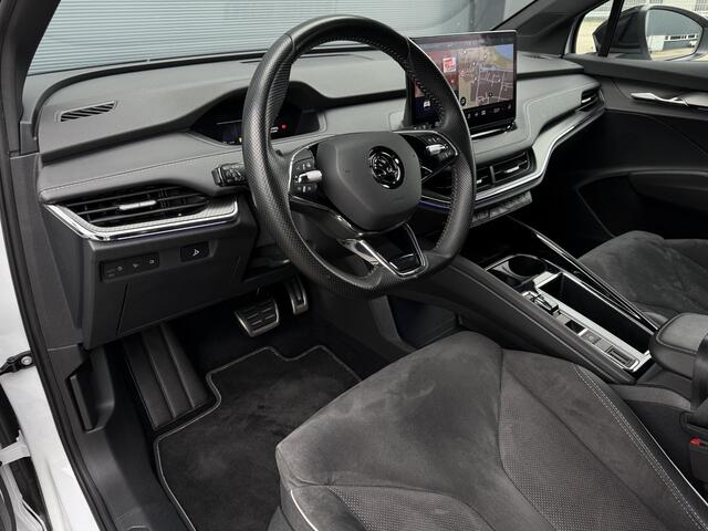 Skoda Enyaq iV 80 Sportline ?SOH 90.2% ?Sportstoelen Half Leder Alcantara ?Matrix LED ?Full LED ?Sfeerverlichting ?Navigatie ?Camera ?Lichtmetaal 20" ?Parkeersensoren