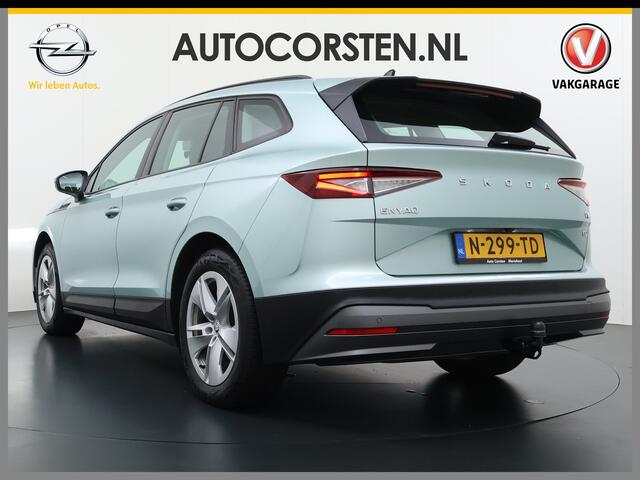 Skoda Enyaq iV 60 Trekhaak Panoramadak Camera Navi Ecc Apple Carplay Android Auto Cruise Control Pdc DAB Lmv 19" Keyless Led Connected services Origineel Nederlandse Auto