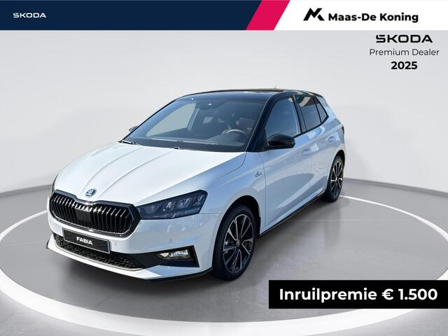 Skoda FABIA Monte Carlo 1.0 TSI 70 kW / 95 PK Hatchback 5 vers | 17'' Lichtmetalen Velgen | Verwarmbare voorstoelen | 1500,- inruilvoordeel!!