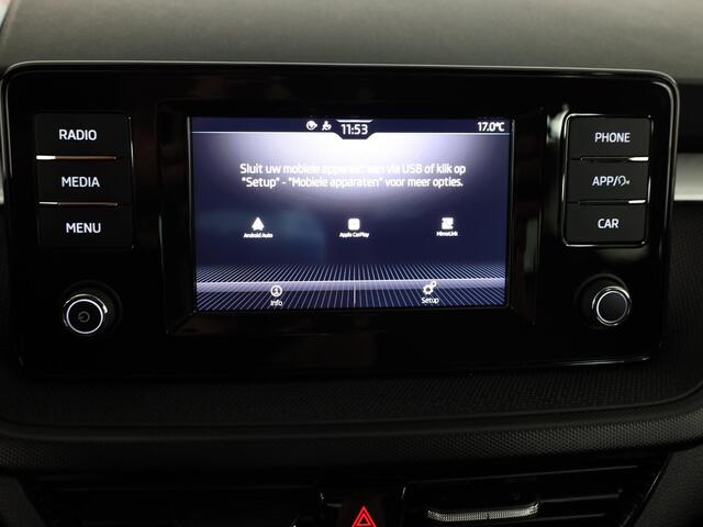 Skoda FABIA 1.0 TSI Ambition 95PK | Verlengde garantie | Navigatie via app | Parkeersensoren | Cruise control |