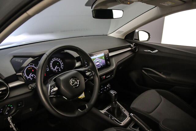 Skoda FABIA Ambition 1.0 TSI 110pk DSG Automaat Cruise control, Parkeersensoren, App connect, Stoelverwarming, Airco, DAB, Radio, Bluetooth, LED koplampen
